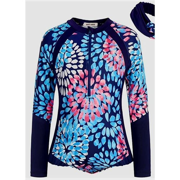 NWT GRACE KARIN GIRLS RASHGUARD - Picture 3 of 3